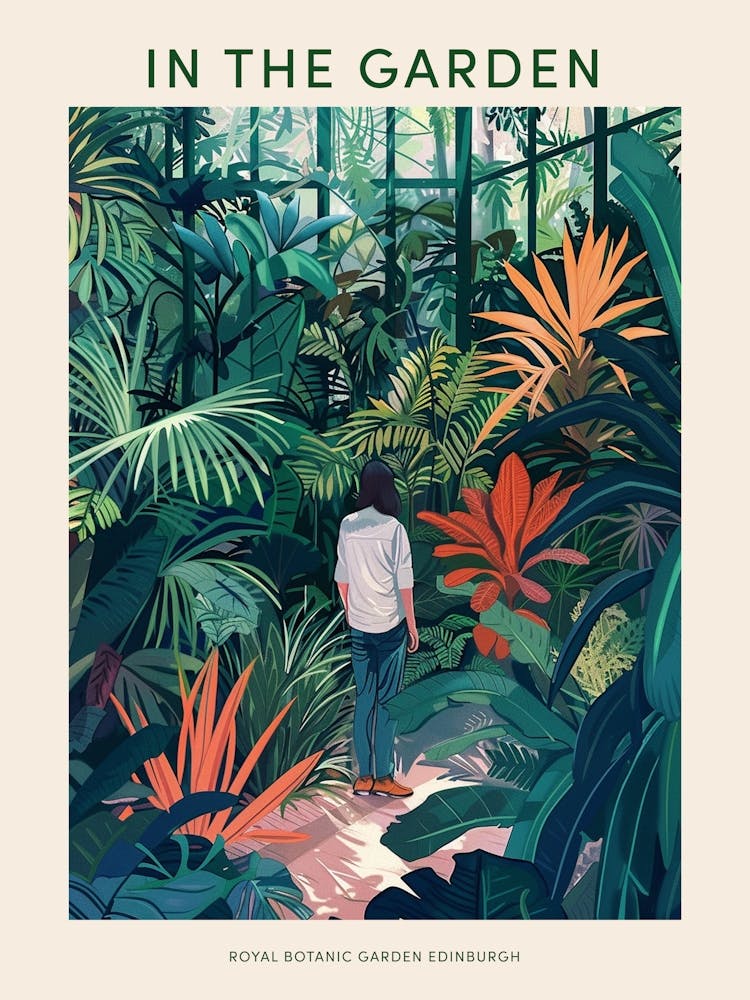 In The Garden Poster Royal Botanic Garden Edinburgh United Kingdom 3