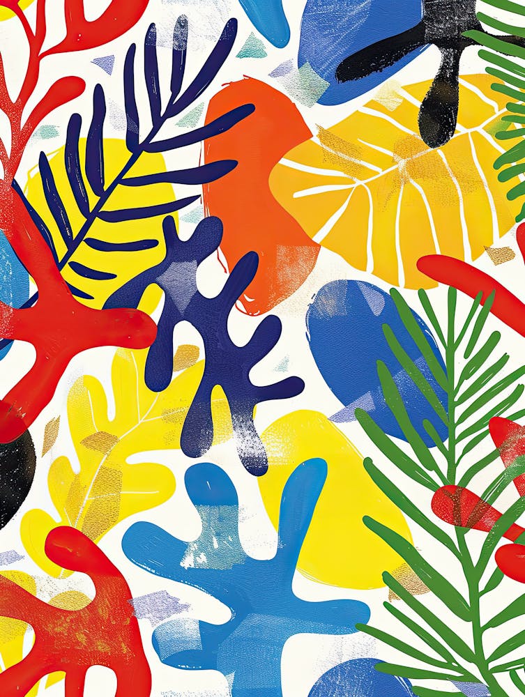 Sunset Wilderness Matisse Style