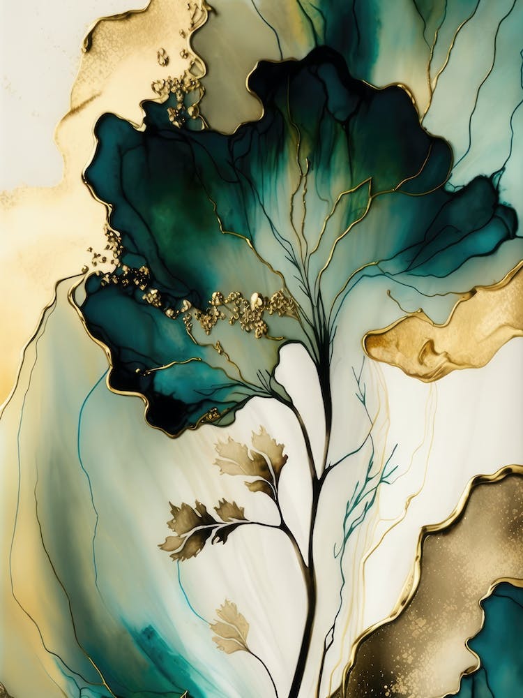 Gold Leaf Painting