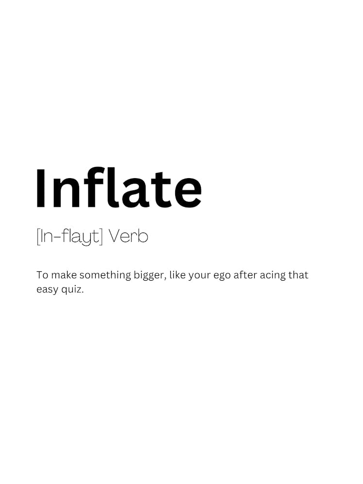 Inflate Definition Meaning