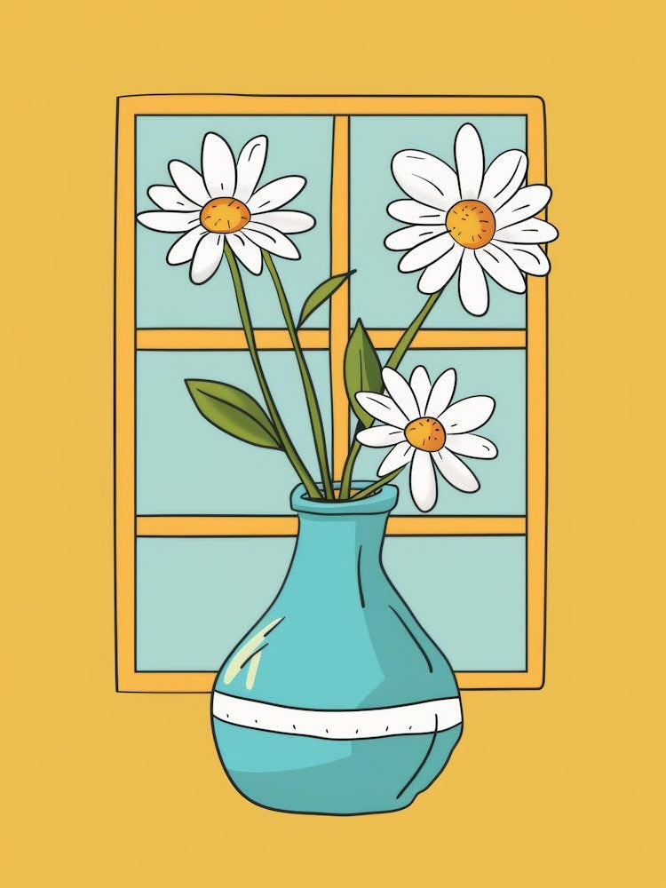 Daisies In A Vase 17