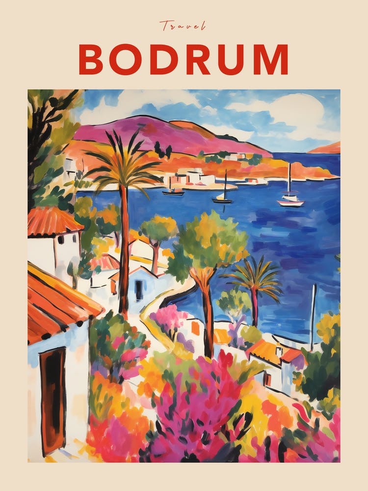 Data Set 45 Fauvist Travel Poster
