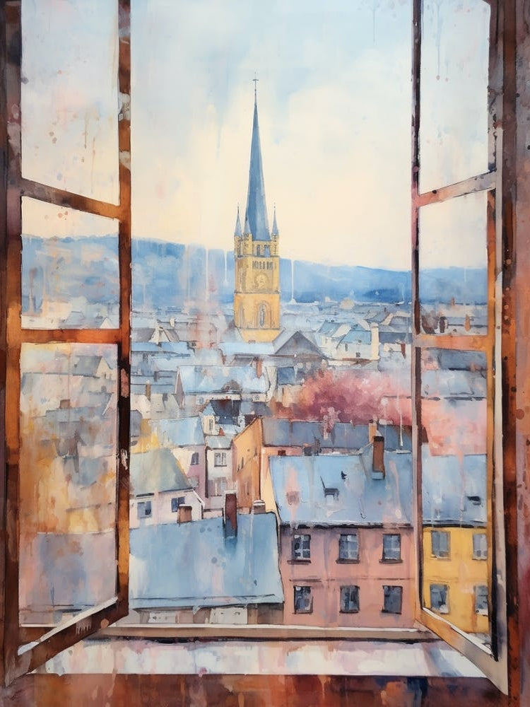 Winter Cityscape Zurich Switzerland 3