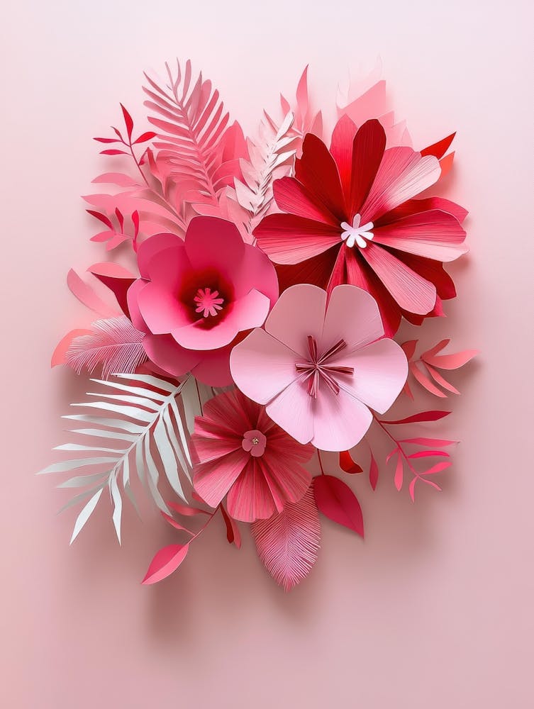 Paper Flowers Art 0291