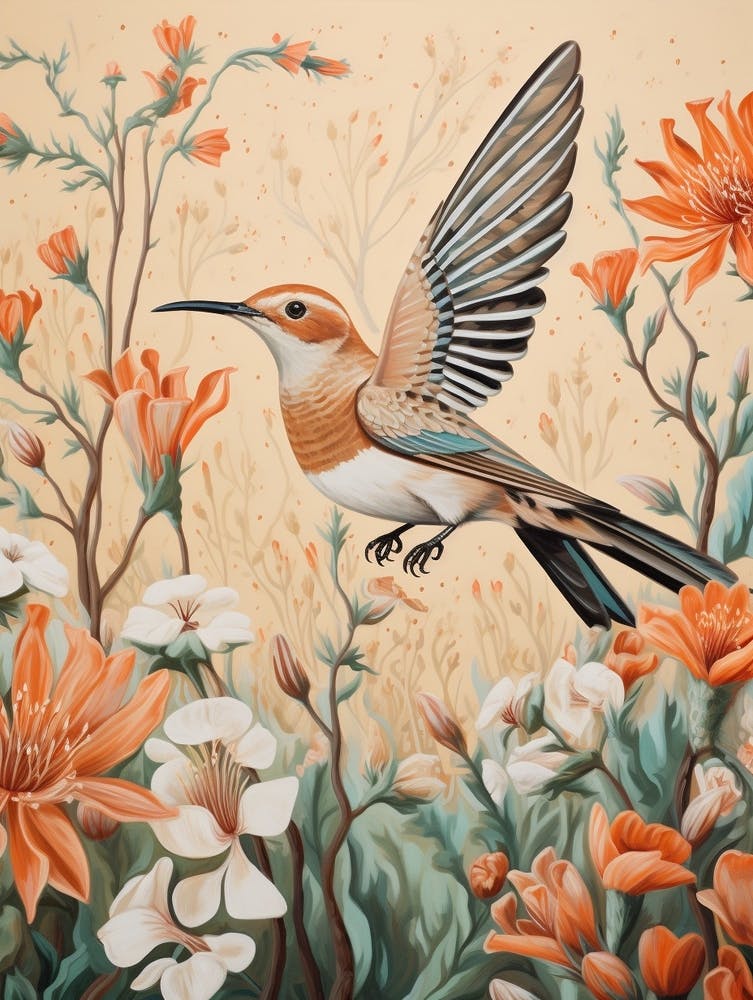 Hoopoe 1 Detailed Bird Painting