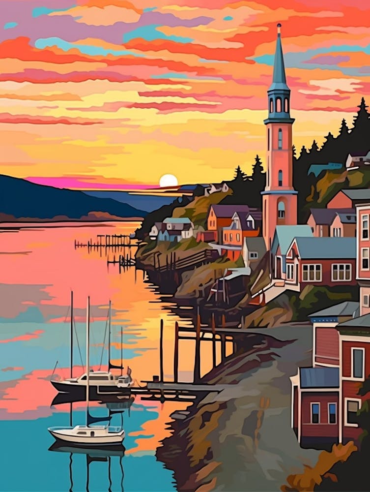 Port Townsend Retro Pop Art 1