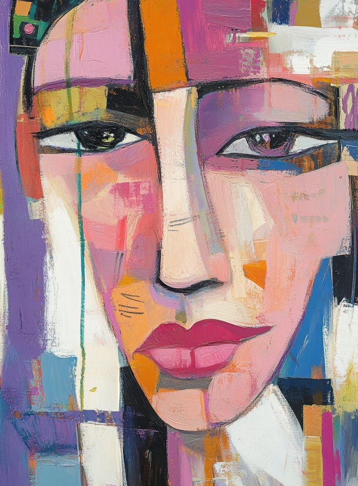 Abstract Of A Woman'S Face 37