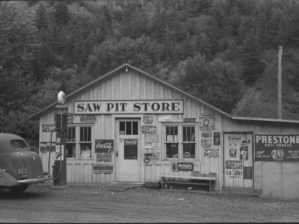Store, The One And Only, Saw Pit, Colorado By Russell Lee