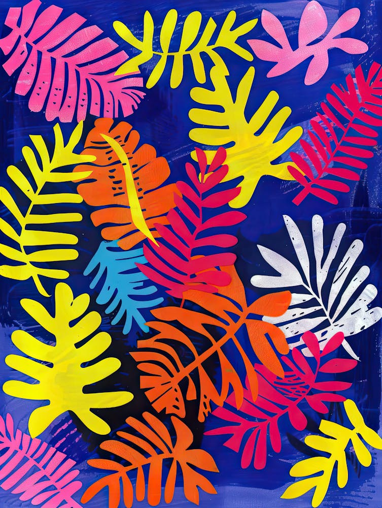 Nature Fireworks Matisse Style