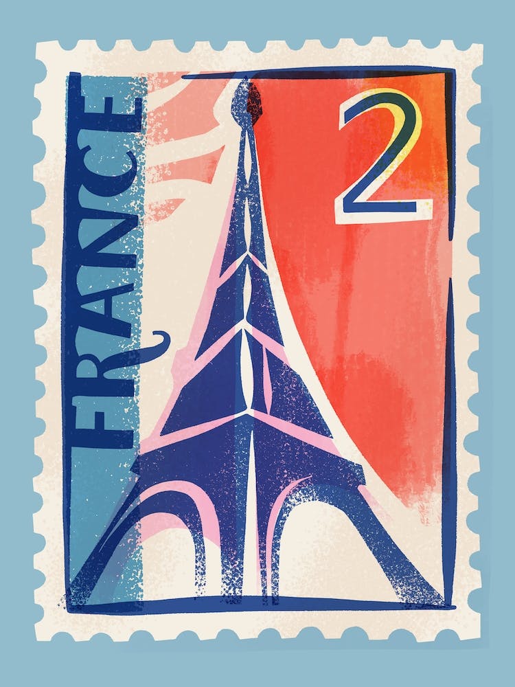 France Postage Stamp