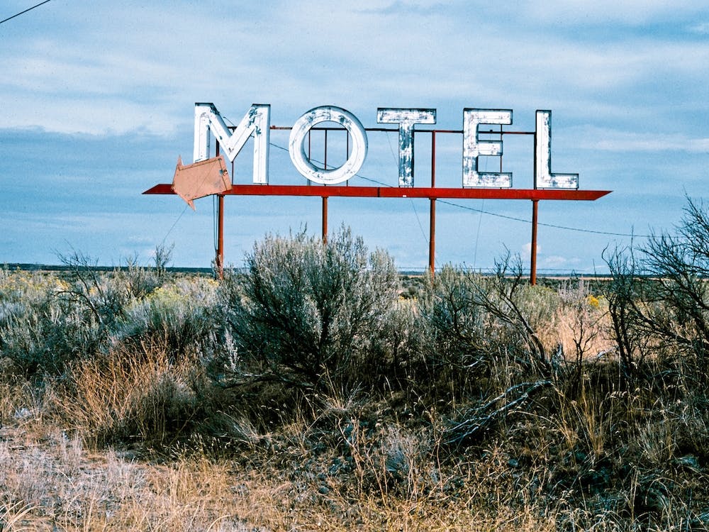 Motel Sign Grand Coulee Washington, John Margolies