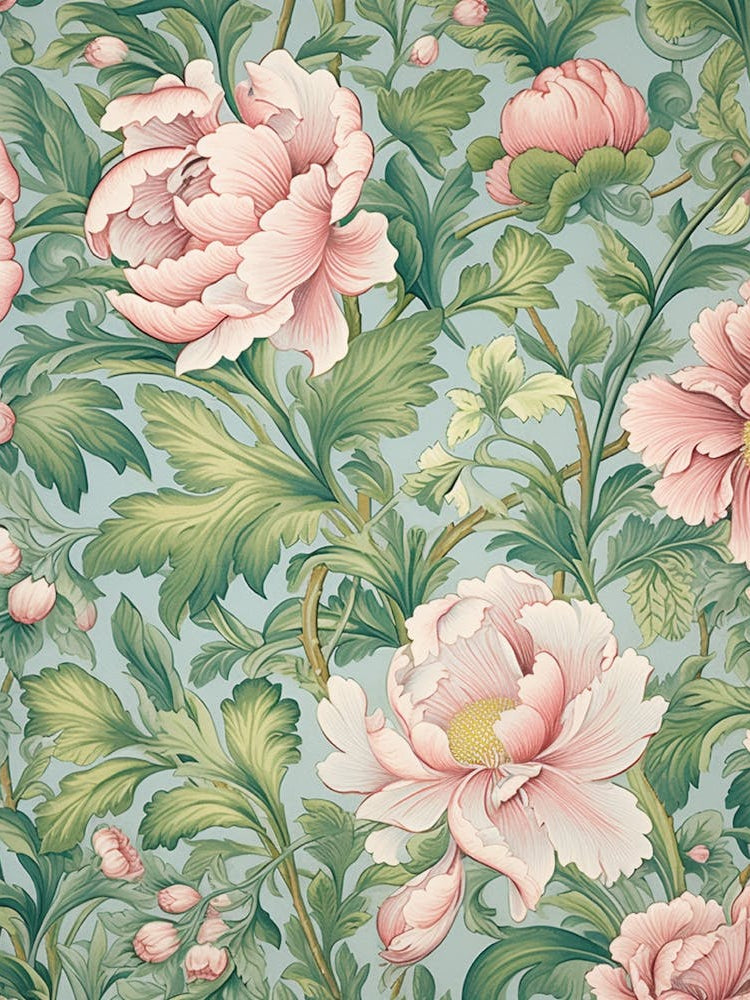 Pink Peonies Wallpaper