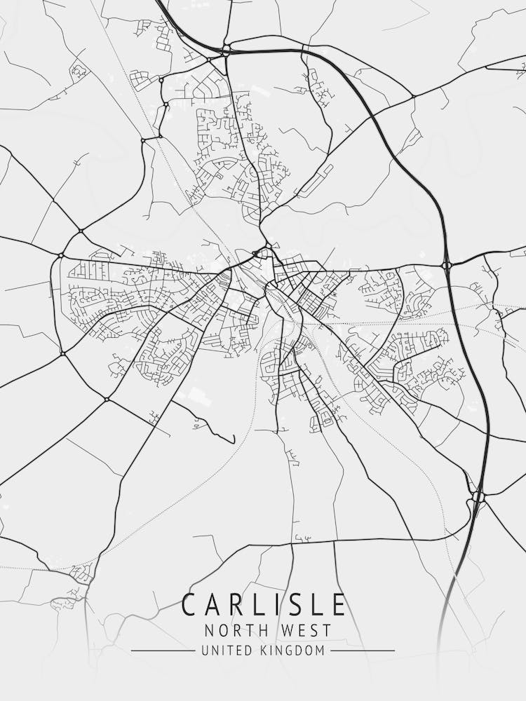 Carlisle North West United Kingdom Map