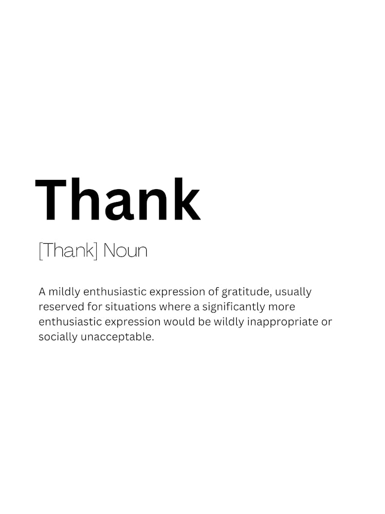 Thank Definition Meaning