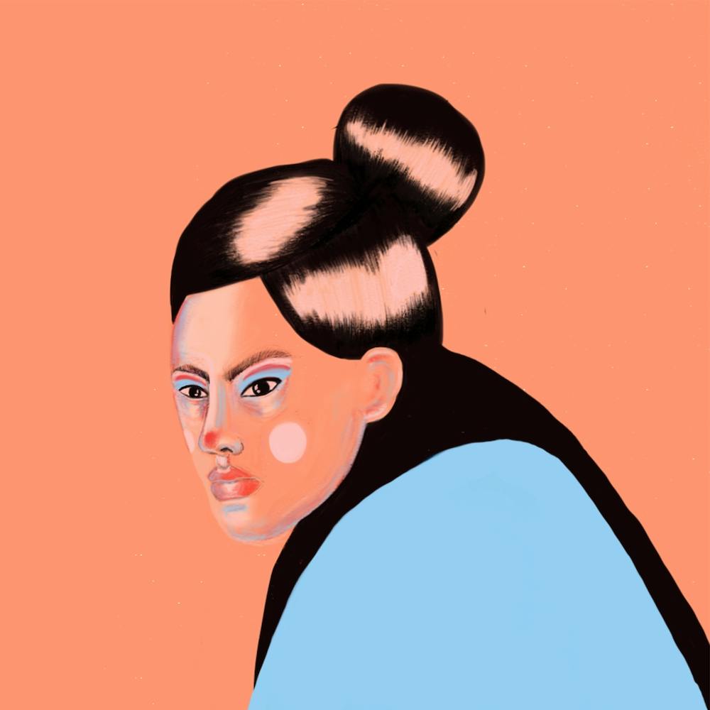 Asian Girl Square