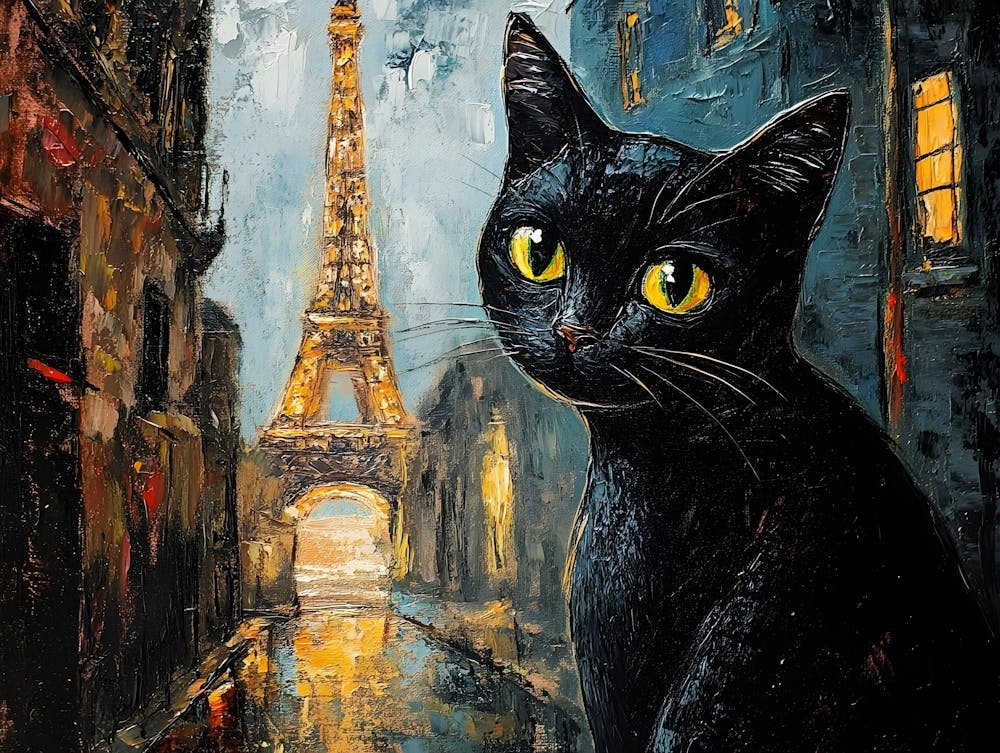 Black Cat In Paris 7