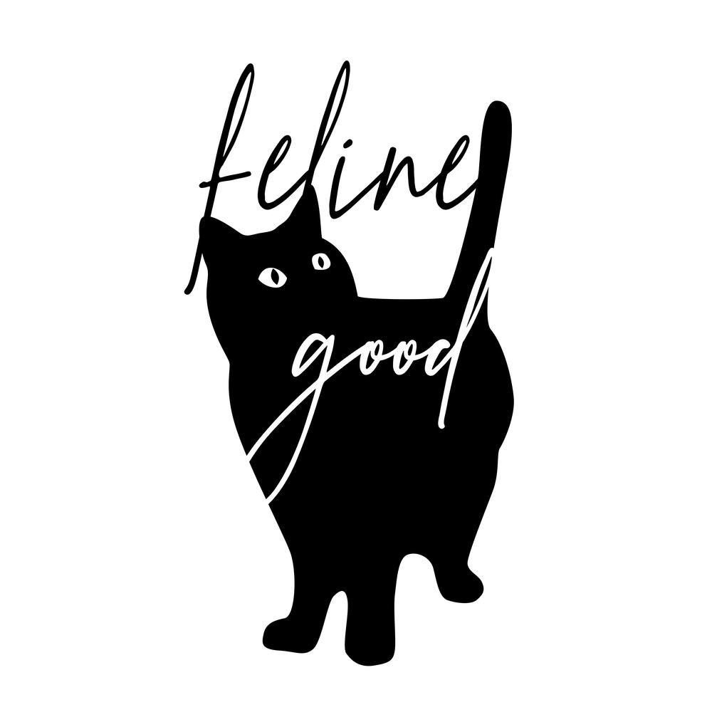 Feline Good Cat Silhouette