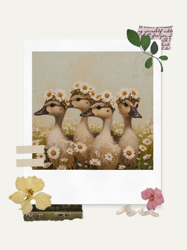 Scrapbook Entenküken Feenmärchen-Malerei 9