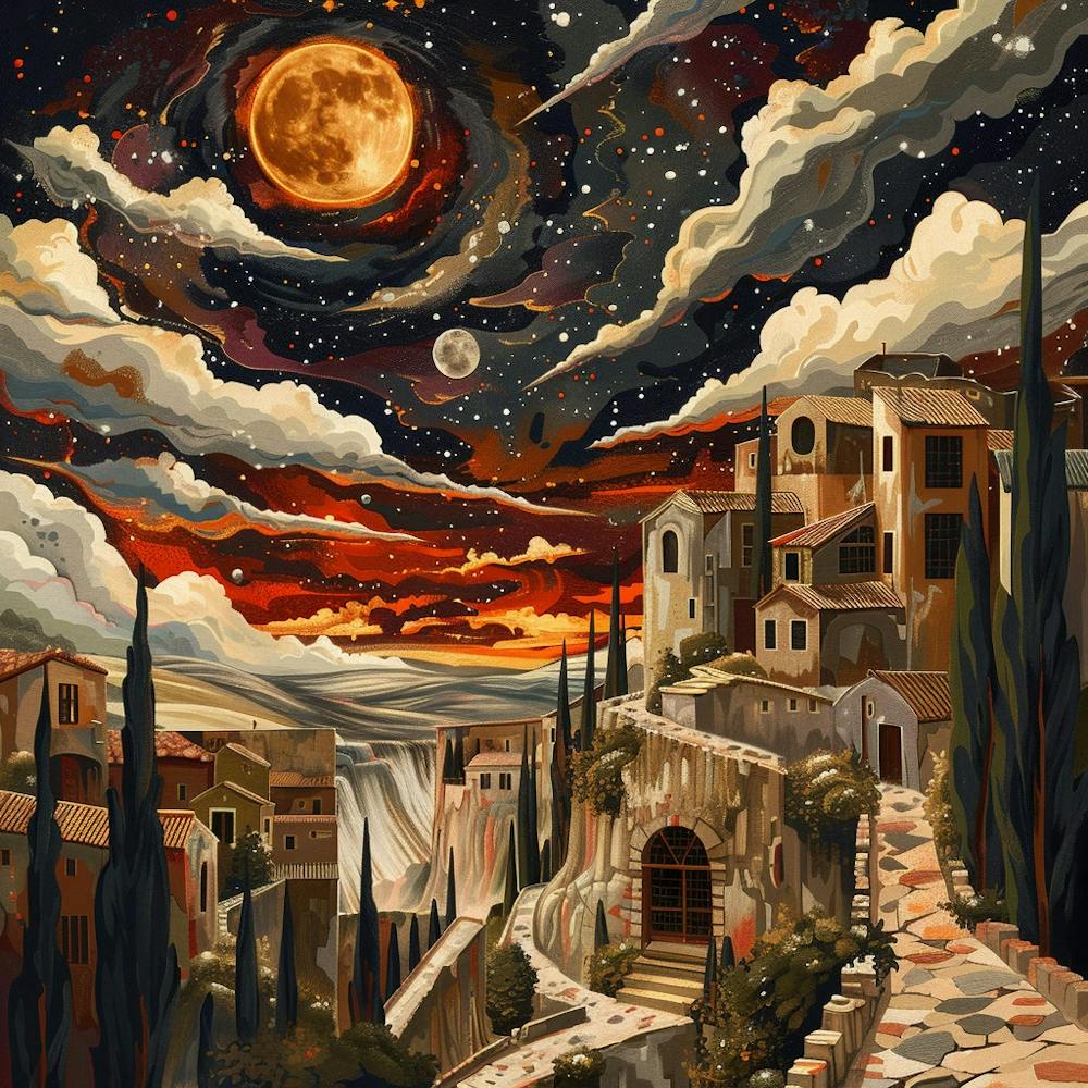 Moonlight Over The City