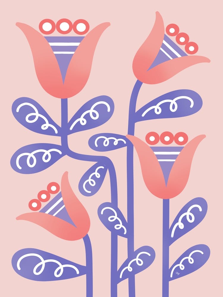 Folk Tulips