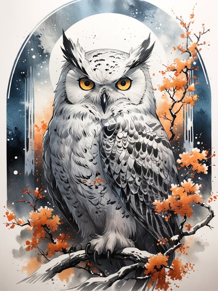 Owl Painting