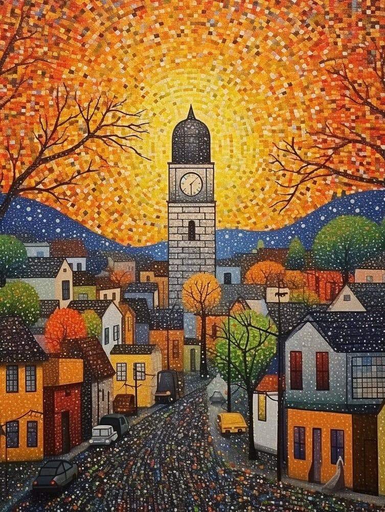 Ellensburg Washington Retro Pop Art 10