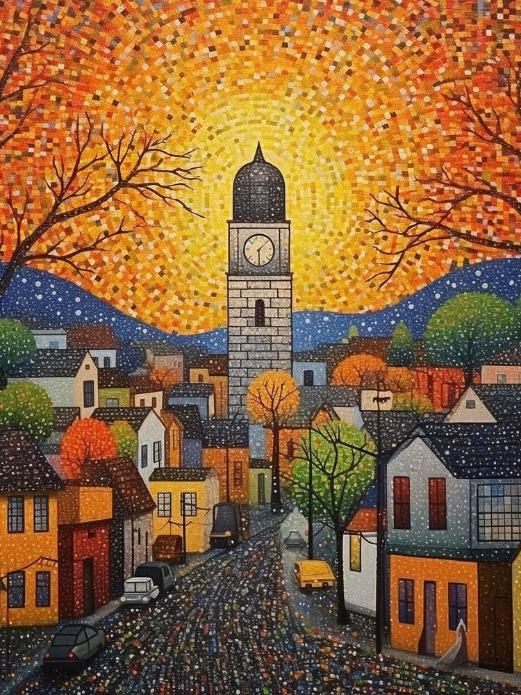 Ellensburg Washington Retro Pop Art 10