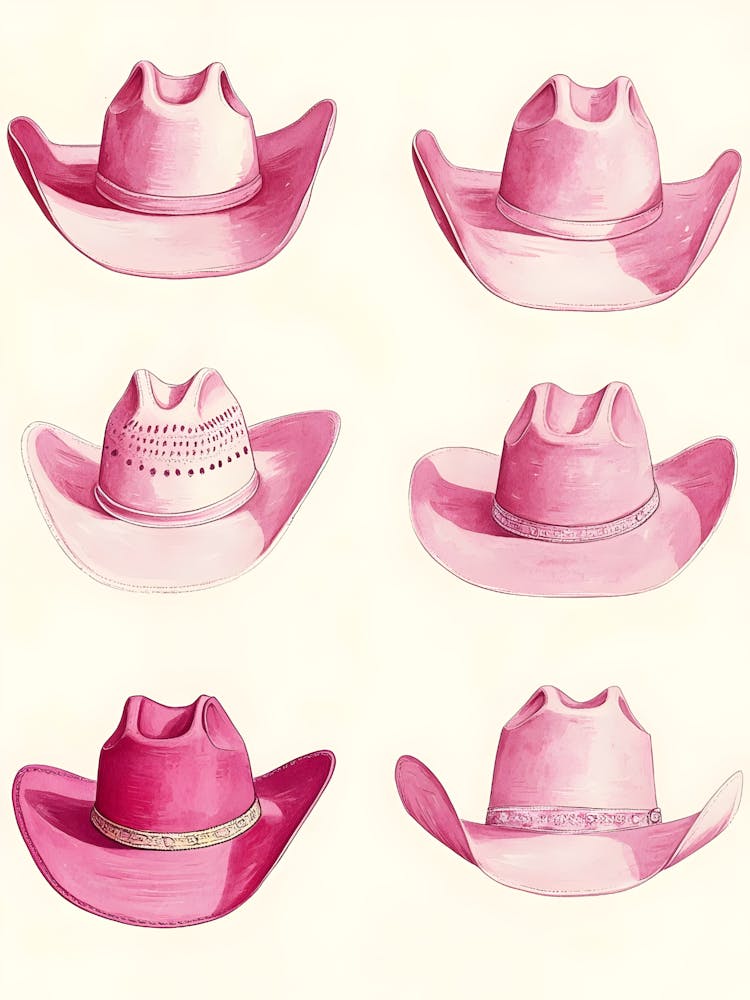 Pink Cowboy Hats