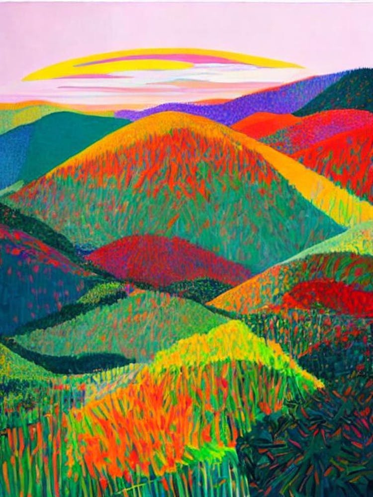 Salonga National Park The Democratic Republic Of The Congo Abstract Colourful