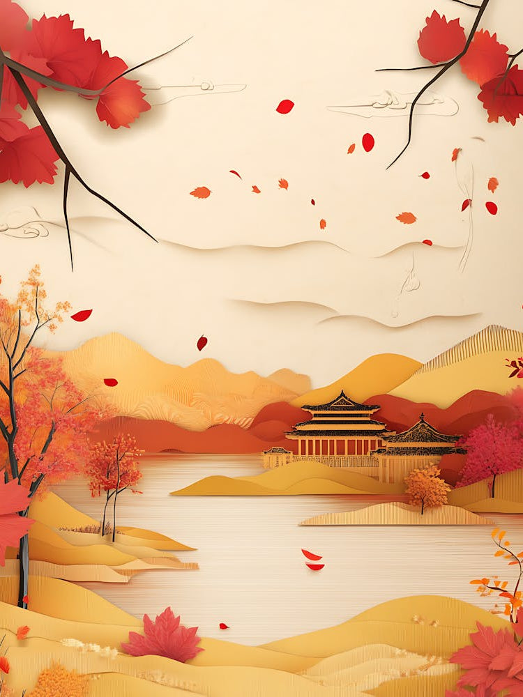 Beautiful Landscape Paper Craft Style 4