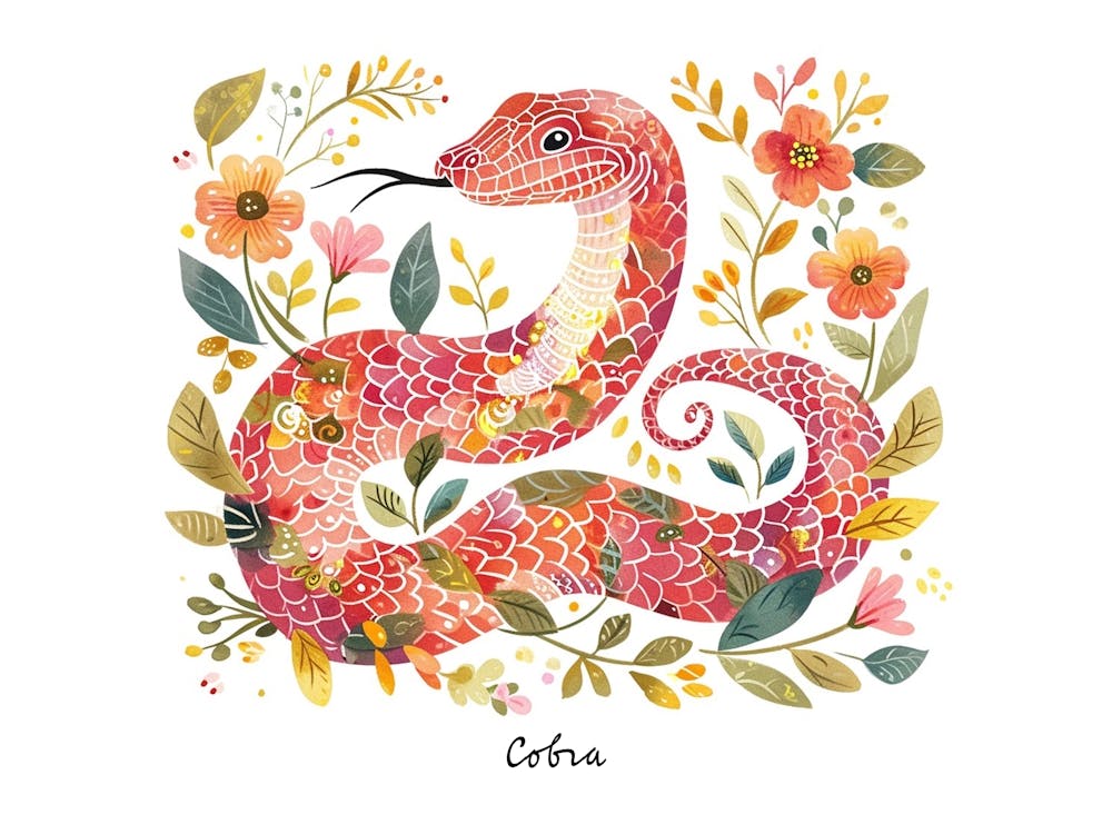 Little Floral Cobra 2 Poster