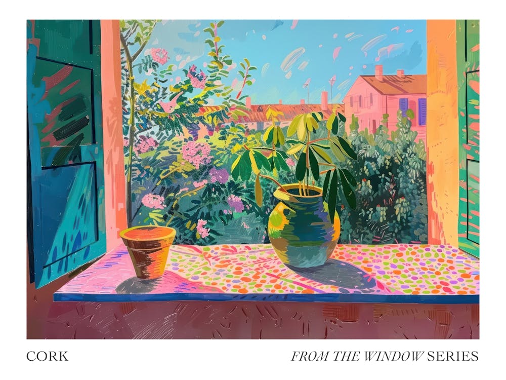 Cork From The Window Series Poster Painting 4