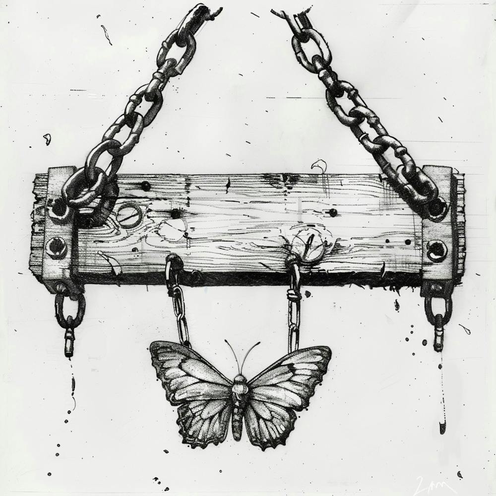Butterfly On A Chain