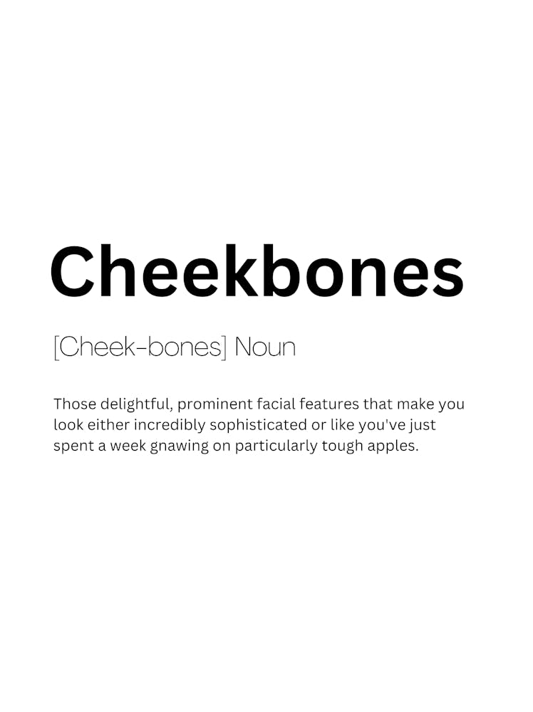 Cheekbones Definition Meaning