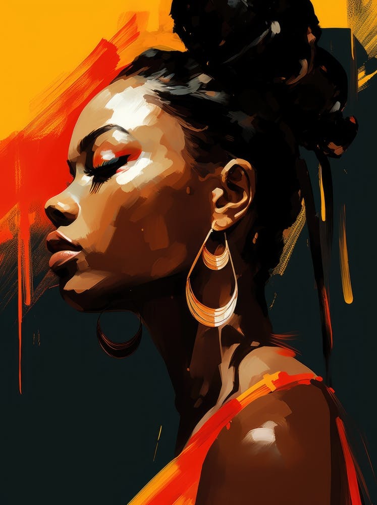 Portrait Of African American Woman 5