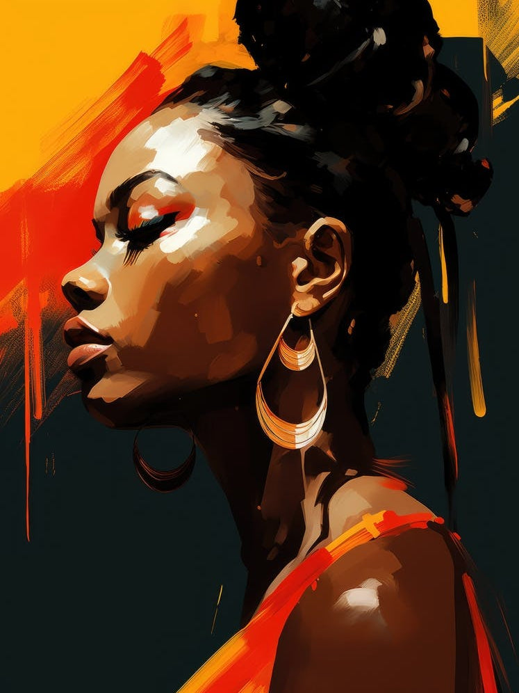 Portrait Of African American Woman 5