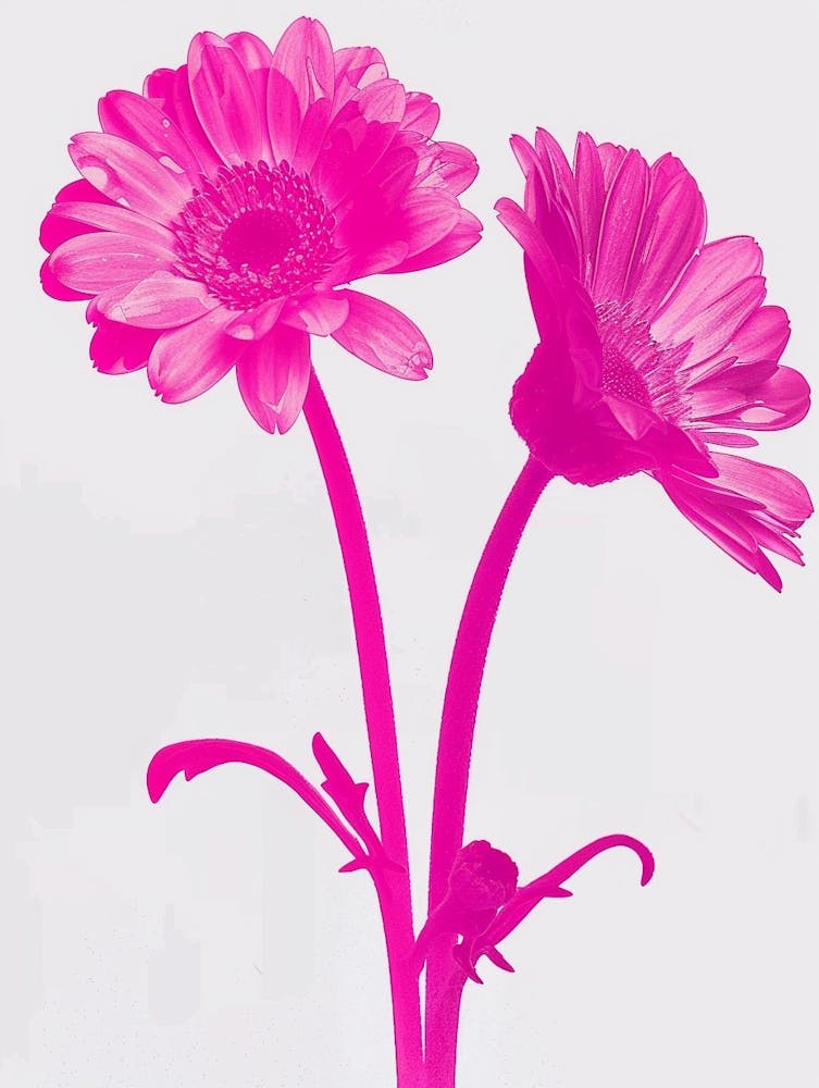 Hot Pink Gerbera Daisy 2