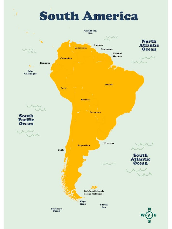 South America Map