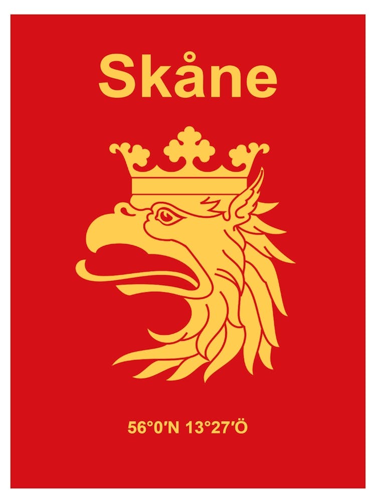 Skåne Sweden Print