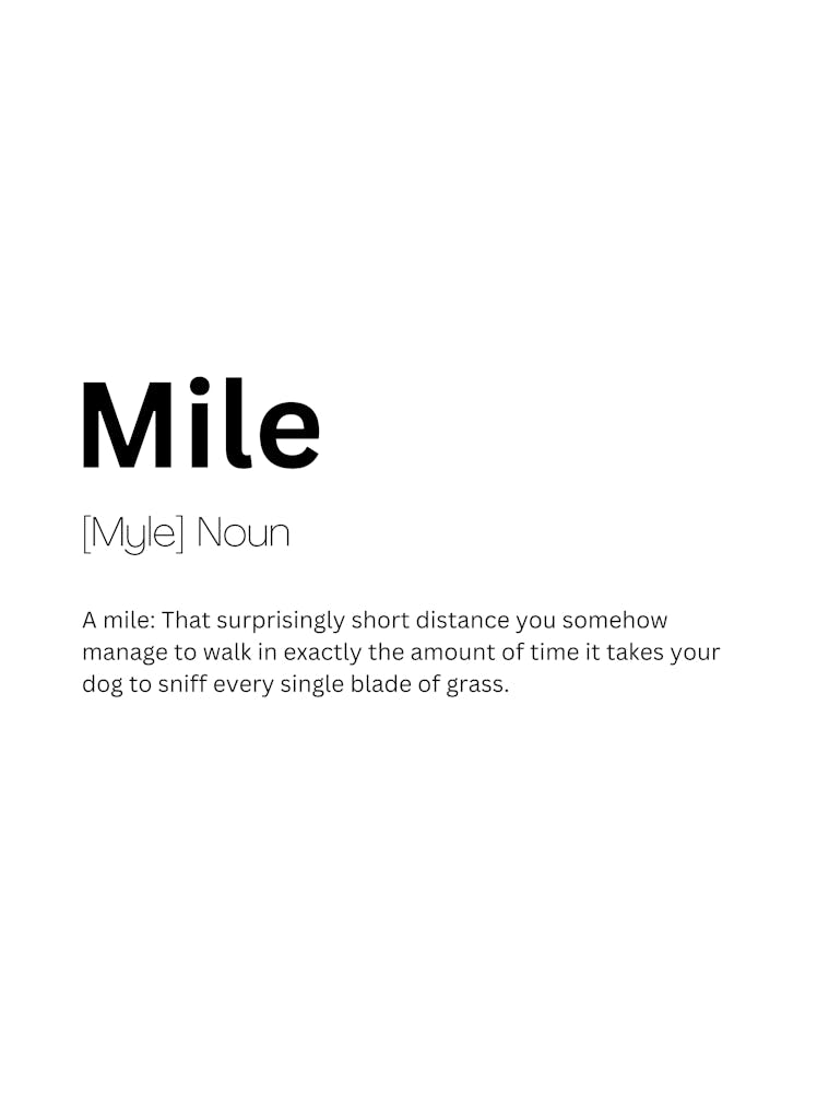 Mile Definition Meaning