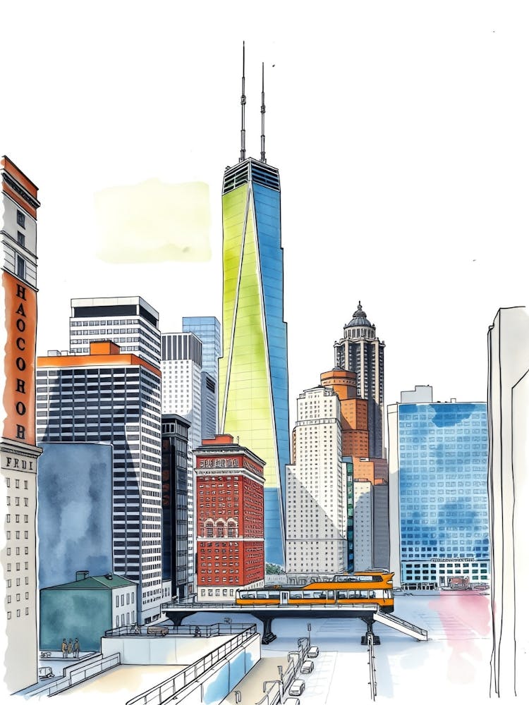 Paysage Urbain avec une Touche d'Originalité