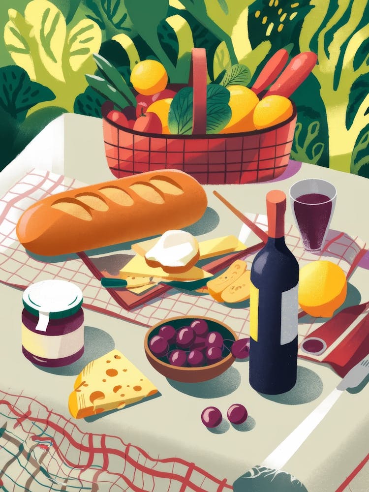 Picknick-Fest Freude