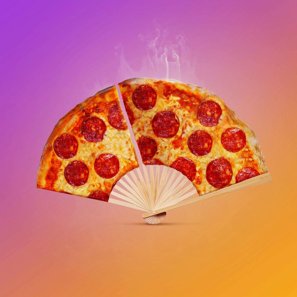 Pizza Fan Square