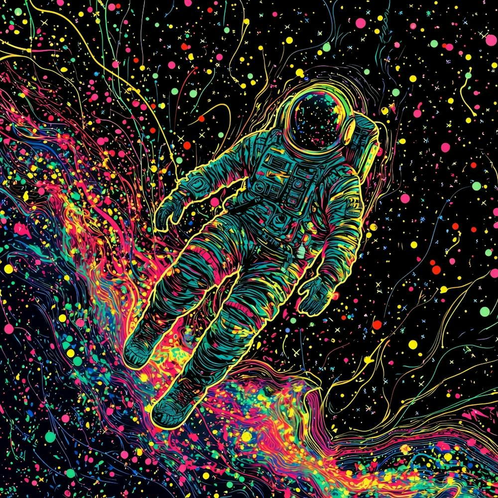 Spaceman In Space
