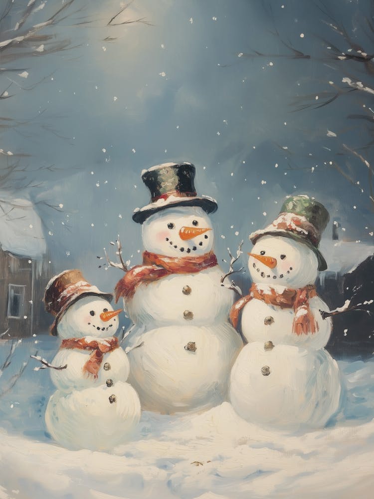Snowman Family 1