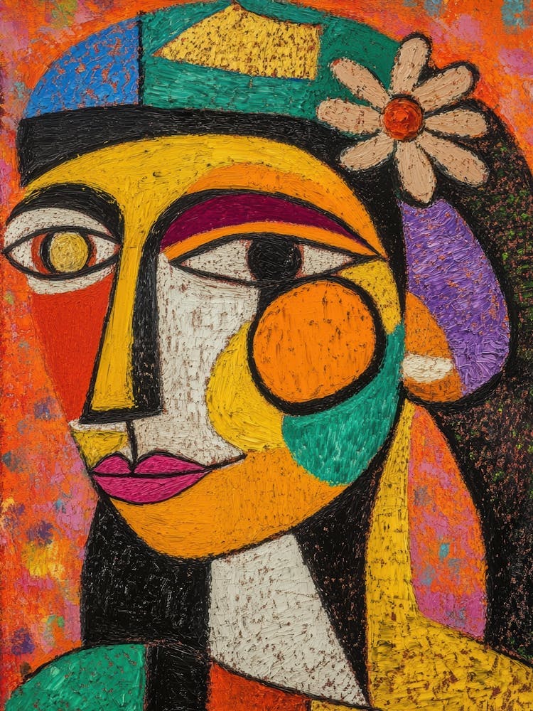 Woman With Flower
