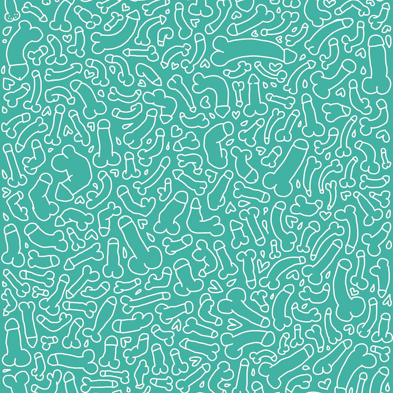 Blue penis design