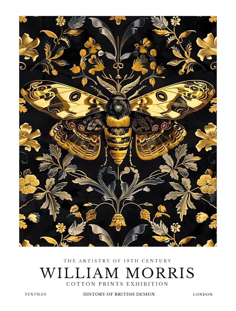 William Morris - vintage insect