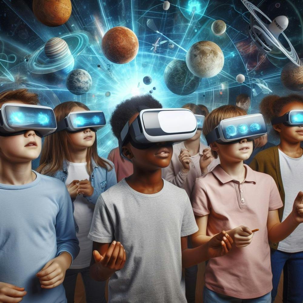 Children In Vr Glasses