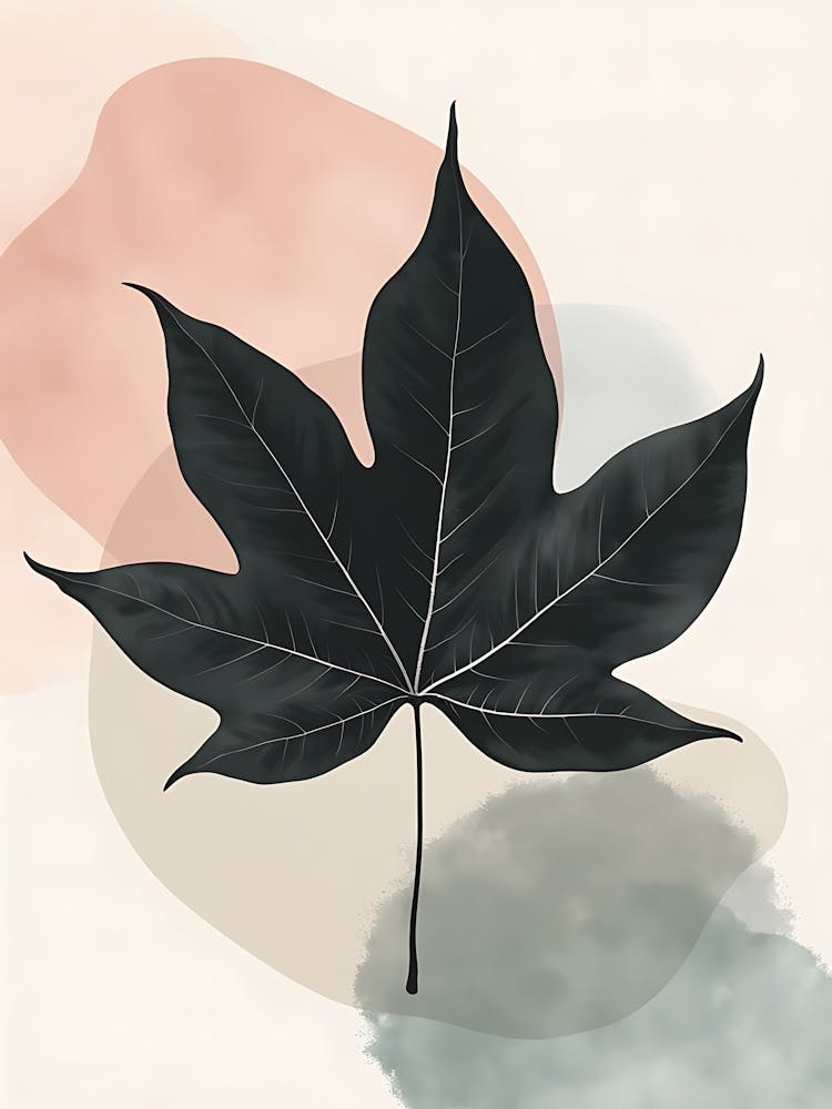 Calm Nature Forms with Earthy Accents